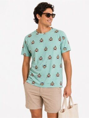 Knicker Bocker Sumo Wrestler Green Short Sleeve T